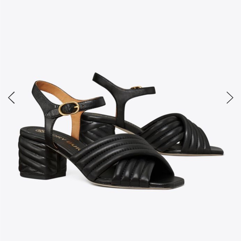Tory Burch Kira Quilted Heeled Sandals
